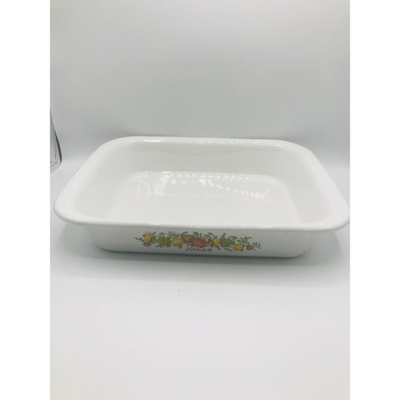 Vintage Corning Ware 1970’s A21 L’Echalote Spice of Life roasting pan . - Picture 1 of 8